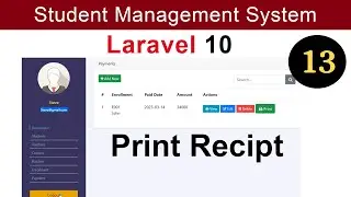 Student Management Project using Laravel 10 Part 13