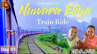 Most Beautiful Train Ride In Asia | 🇱🇰 Travel from Colombo to Nuwara Eliya | BB $ 48 | Odyssey Train