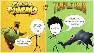 Subway Surfer Gamer VS Temple Run Gamer