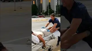 Brave nurse saves unconscious man