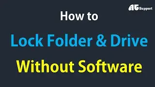 How to Lock your Folder & Drive without any Software | फोल्डर और ड्राइव कैसे लॉक करें | @ATSupport