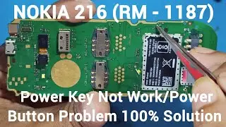 NOKIA 216 RM-1187 Power Key Not Working || NOKIA 216 Power Button Not Working Problem 100% Solution