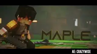 INTRO #16 Minecraft -  Maple (usei png's)