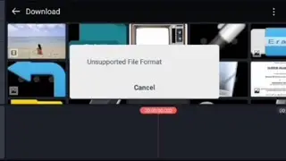 Unsupported File Format in Kinemaster