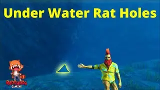 The Center Under Water Rat Holes And Hidden Base Locations | Ark Survival Evolved