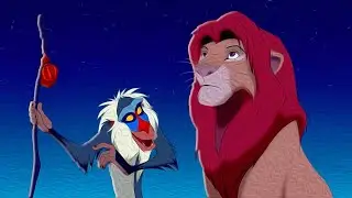 THE LION KING (1994) Scene: "The past can hurt..."/Simba returns.