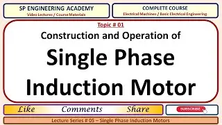01 Construction and Operation of single phase Induction Motor