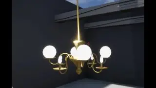 Chandelier Physics Constraint Tutorial Unreal 4