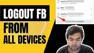 How to log out of Facebook on All devices in 2024 iPhone & Android
