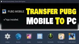 Transfer PUBG from Mobile to PC Tencent Emulator - FMS