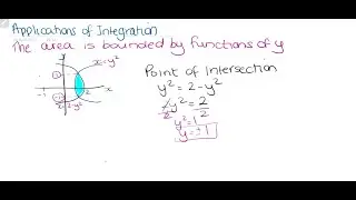 Applications of Integration: Area between Curves Bounded by Functions of y