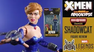 Marvel Legends Xmen AoA SHADOWCAT Kitty Pryde Age of Apocalypse Wave 2 Colossus BAF Figure Review