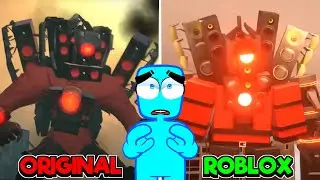 🟩Recriaram o Skibidi Toilet no Roblox!