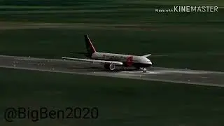 First Pizza Hut B777 Takeoff At Doncaster Airport!!! #RFS
