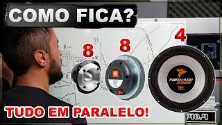 COMO CASAR IMPEDÂNCIA DE ALTO FALANTES DRIVERS E TWEETERS NA MESMA VIA