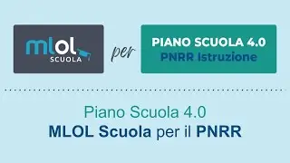 Piano Scuola 4.0 | MLOL Scuola per il PNRR