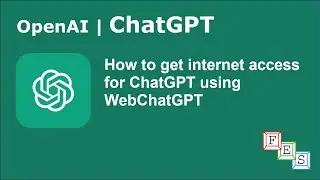 How to get internet access for ChatGPT using  WebChatGPT Extension.