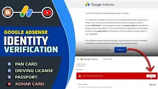 How To Verify Identity on Google AdSense 2023 | You need to verify your identity google adsense