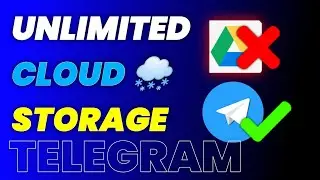 How to get unlimited cloud storage in Telegram for free|| get unlimited cloud storage for free