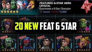 20 NEW Featured 6 Star Crystals Opening! 5 NEW Champs!??