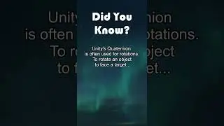 Unity's Quaternion: Facing a Target