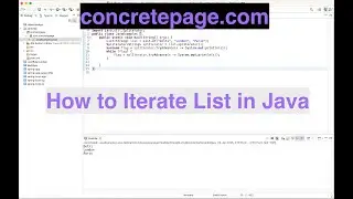 How to Iterate List in Java