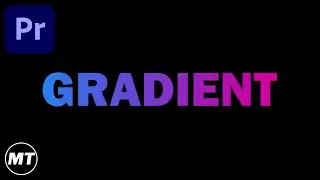 How to Create an Animated Gradient Text Effect in Premiere Pro | Moamen Tutorials