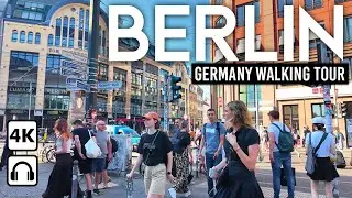 Berlin, Germany 🇩🇪 4K Downtown Walking Tour around Alexanderplatz