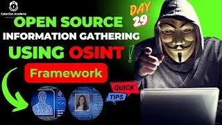 Day - 29 Open Source Information Gathering & Analysis Using OSINT Framework