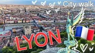 City walk tour at Lyon | Visite à pied de la ville de Lyon