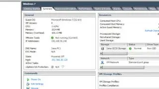VMware Basics - How to Check VMs memory and CPU details