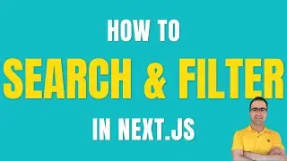 Next.js Search Filter Tutorial For Beginners