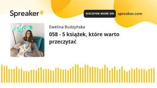 058 - 5 książek, które warto przeczytać