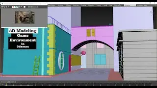 3D Modeling in 3dsmax I How to Model Game Environment ( Part 5)