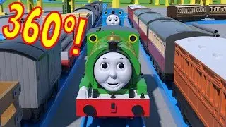 360º TOMICA Thomas and Friends: Percys Vicarstown Special (A 360º Video with a Story!)