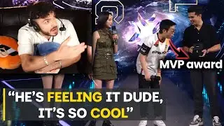 Tarik Reacts To KangKang Emotionally Singing a Song After Receiving MVP Award of Champions 2024