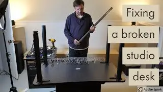 YHRS Vlog May 2019 - Repairing my studio desk