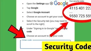 Verify its you | How to Get Google Account Securtiy Code | Google Security Verification Code