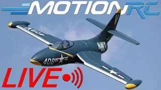 Freewing 64mm 4S F9F Panther V2 Unboxing | Motion RC LIVE