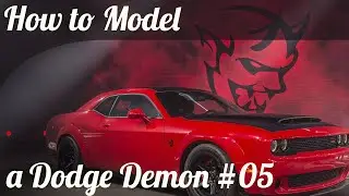 3D Car Modeling Tutorial pt.5 | Modeling a Dodge Demon