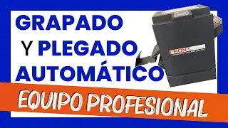 👉 GRAPADORA PLEGADORA de bobina PROFESIONAL Front RSF Digi 3348, para PAPEL, CUADERNILLOS y LIBROS