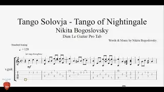 Tango Solovja - Tango of Nightingale - Guitar Tabs
