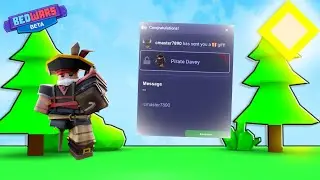 The process of gifting a kit in Bedwars...