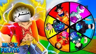 BLOX FRUITS PERO MI PERSONAJE DECIDE MI FRUTA ANIME VS JEFES