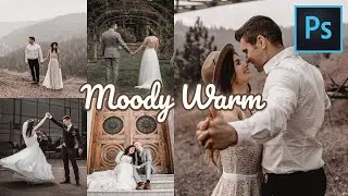 Wedding Moody Warm Color Grading Effect in Photoshop | Photoshop Tutorial