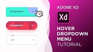 Hover Dropdown Menu Animations in Adobe Xd | Design Weekly