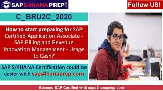 C_BRU2C_2020 - SAP Billing and Revenue Innovation Mgmt. - Usage to Cash Certification