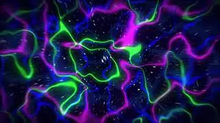 BG Background Loop Wave Line Green Blue Purple