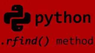Python rfind() string method