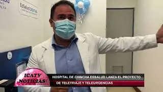 ESSALUD CHINCHA REALIZA EL PLAN DE ATENCIÓN DE TELETRIAJE Y TELEURGENCIAS.